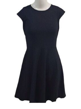 Gap Black and White Polka Dot Dress with open back